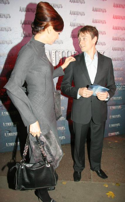 Диск22. Премьера фильма Адмирал 2008 год. Безруков Сергей Безрукова Ирина