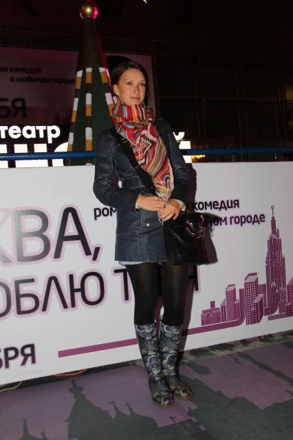 Диск27. Премьера фильма Москва я люблю тебя  2010 год . Анастасия Цветаева