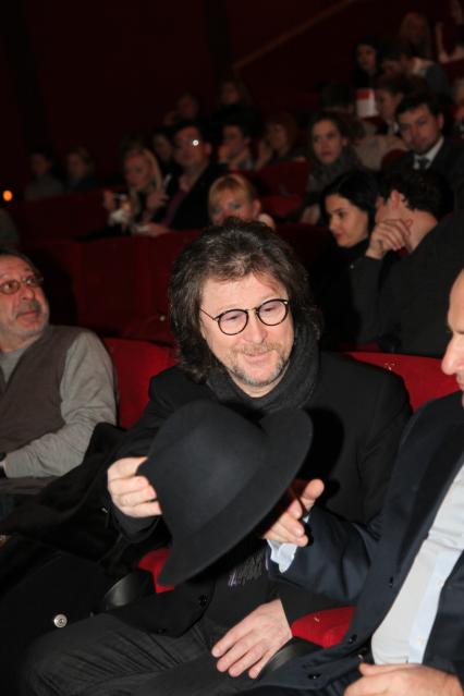 Диск34.Премьера фильма `О чем еще говорят мужчины`2011 год. На снимке: учасник группы `Машина времени` Кутиков Александр .
