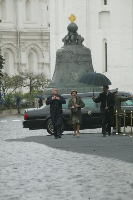 Президент США Дж. Буш в Кремле