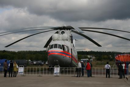 МАКС 2009. Международный Авиационно-Космический Салон. Вертолет Ми-26Т.