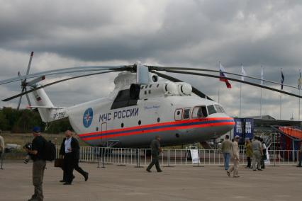 МАКС 2009. Международный Авиационно-Космический Салон. Вертолет Ми-26Т.