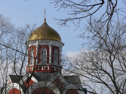 Храм Благовещения Пресвятой Богородицы. Москва, Петровский парк. Храм построен в 1844-1847 г. (арх. Ф.Рихтер) на средства и по инициативе А. Д. Нарышкиной.