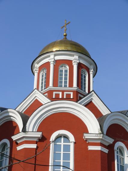 Храм Благовещения Пресвятой Богородицы. Москва, Петровский парк. Храм построен в 1844-1847 г. (арх. Ф.Рихтер) на средства и по инициативе А. Д. Нарышкиной.