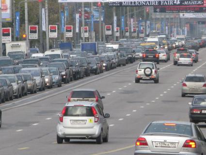 пробка в пробке затор движение автопробка ленинградское шоссе перекрытие движения