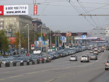 пробка в пробке затор движение автопробка ленинградское шоссе перекрытие движения