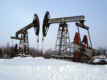 Февраль 2008г. Республика Коми объект Нефтяного месторождения нефтяная качалка
