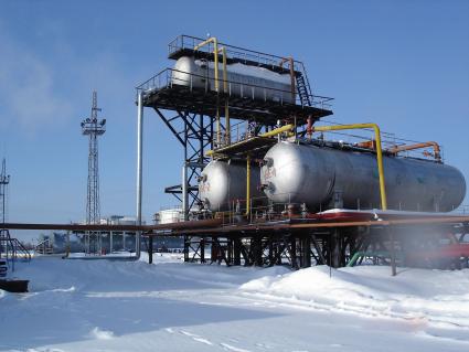Февраль  2008г. Республика Коми объект Нефтяного месторождения