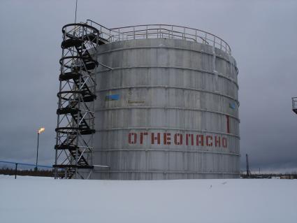 Февраль 2008г. Республика Коми объект Нефтяного месторождения