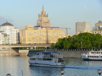 Москва Речной трамвай экскурсия прогулка по Москве реке