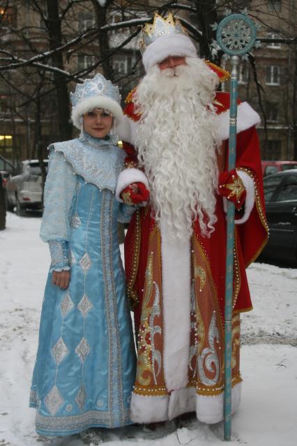 Дед Мороз и Снегурочка в КП.