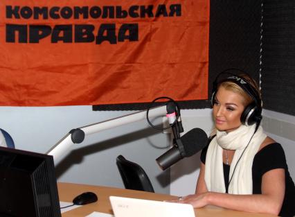 Волочкова Анастасия Юрьевна (род. 20 января 1976, Ленинград[1]) . бывшая балерина Мариинского и Большого театра, актриса. Лауреат многих премий. Заслуженная артистка России, народная артистка Карачаево-Черкесии.