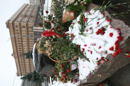 Соловецкий камень на Лубянской площади.