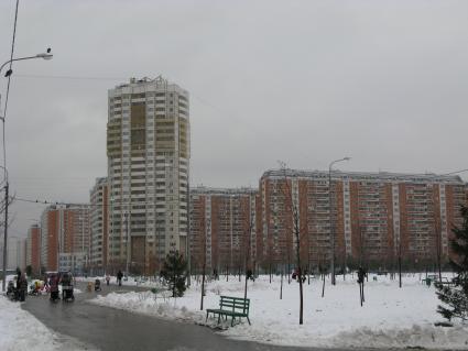 дом дома вторичка панель парк зима зимний снег недвижимость п44