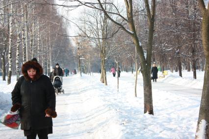 Перк аллея зима