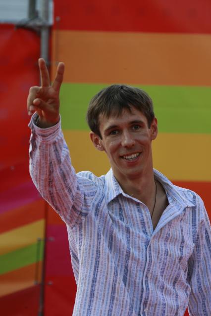 Актер Алексей Панин на церемонии открытия 29-го Международного кинофестиваля. 21 июня 2007 Москва, Россия