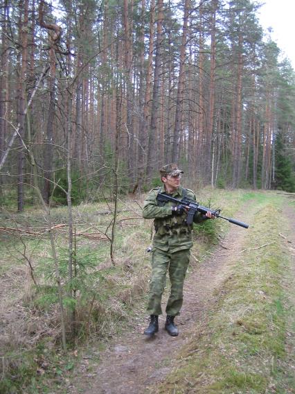 Страйкбол автомат военные учения