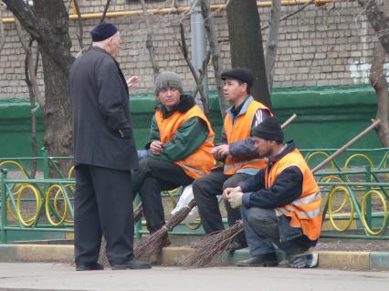 дворники уборка террии