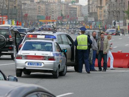 Авария на Кутузовском проспекте (Москва).