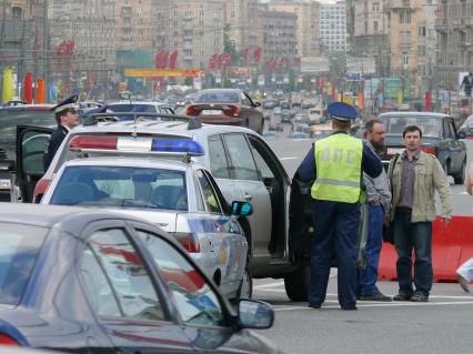 Авария на Кутузовском проспекте (Москва).