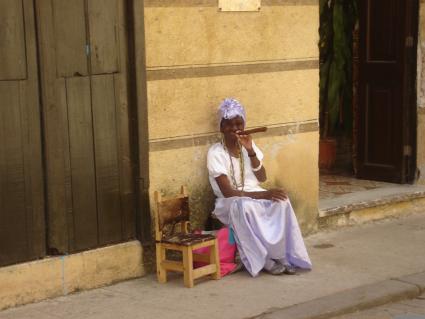 2008г. Куба Кубинская старушка