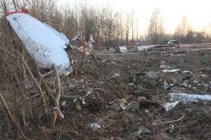 Самолет польского президента Леха Качиньского ТУ-154 разбился под Смоленском утром 10 апреля.