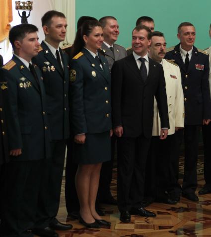 Дата: 30.06.2010, Время: 13:57. Выступление президента России Дмитрия Анатольевича Медведева на приеме выпускников высших военных учебных заведений.