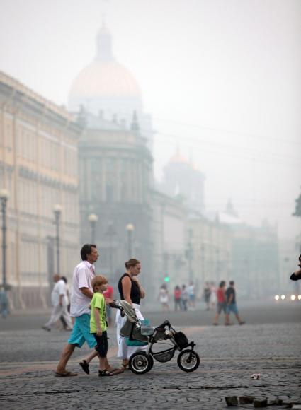 санкт-петербург 08.08.2010 дым в петербурге