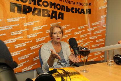 Ирина Алферова на радио КП.