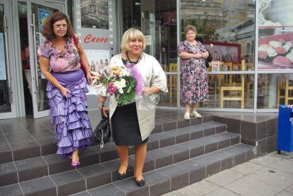 Марина Голуб- советская и российская актриса театра и кино, заслуженная артистка России , 27 августа 2010 года, Саратов.