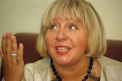 Марина Голуб- советская и российская актриса театра и кино, заслуженная артистка России , 27 августа 2010 года, Саратов.