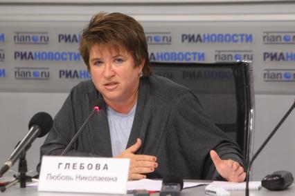 Глава Рособрнадзора - Любовь Глебова 30 августа 2010 год.