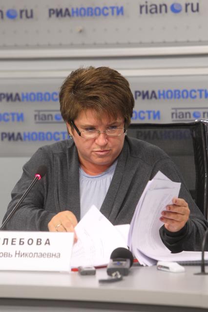 Глава Рособрнадзора - Любовь Глебова 30 августа 2010 год.