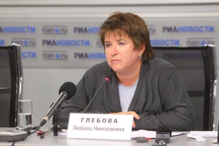 Глава Рособрнадзора - Любовь Глебова 30 августа 2010 год.