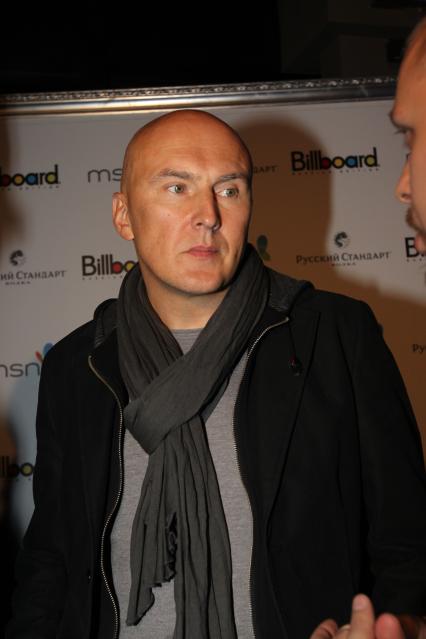 29 сентября 2010 года. Клуб Imperia Lounge. Презентация совместного портала Billboard & MSN. На снимке: композитор и продюсер Игорь Матвиенко.