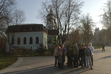 13 ноября 2008 года. Осень. Царицыно. Церковь Пресвятой Богородицы Живоносный Источник. Экскурсия.