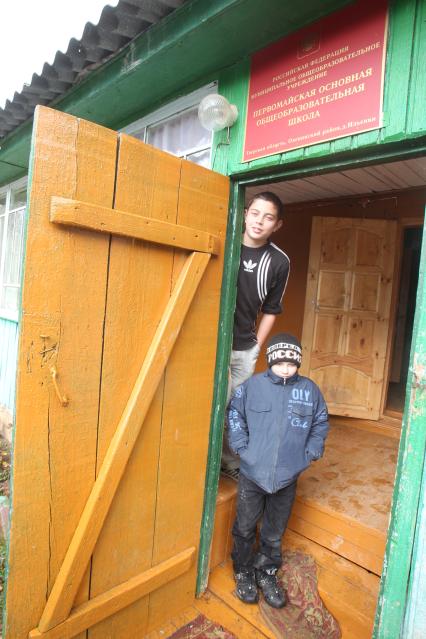 Оленинский район Тверской области. Сельская школа.