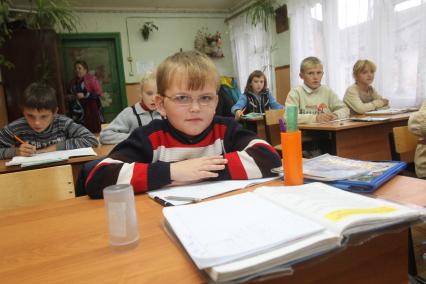 Оленинский район Тверской области. Сельская школа. Урок.