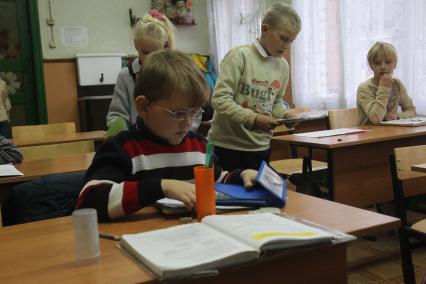 Оленинский район Тверской области. Сельская школа. Урок.