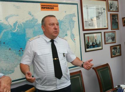 29 июля 2009 года. Командующий ВДВ генерал-лейтенант Владимир Шаманов в КП.
