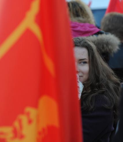 Митинги и шествия представителей левых сил, посвященные очередной годовщине Великой октябрьской социалистической революции, 7 ноября 2010.