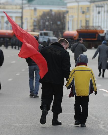 Митинги и шествия представителей левых сил, посвященные очередной годовщине Великой октябрьской социалистической революции, 7 ноября 2010.