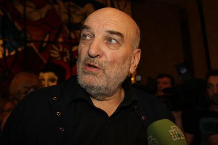 9 ноября 2010 года. Дом Кино. Творческий вечер режиссера Никиты Михалкова. На снимке: актер Алексей Петренко.