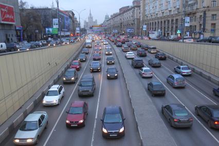 г Москва. Пробки.