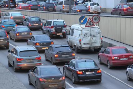 г Москва. Пробки. садовое кольцо