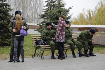 17 ноября 2010. Волгоград. Проводы волгоградских призвыников на службу в Москву.