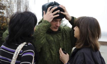17 ноября 2010. Волгоград. Проводы волгоградских призвыников на службу в Москву.