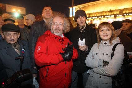 Дата съемки : 31.10.2010.
Митинг в защиту 31 статьи конституции РФ.
На фото : Алексей Венедиктов.