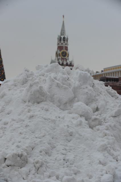 20 декабря 2010 года. Снегопад в Москве. Красная площадь.