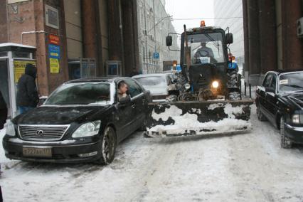 25 января 2007 года. Снегопад. Уборка снега.